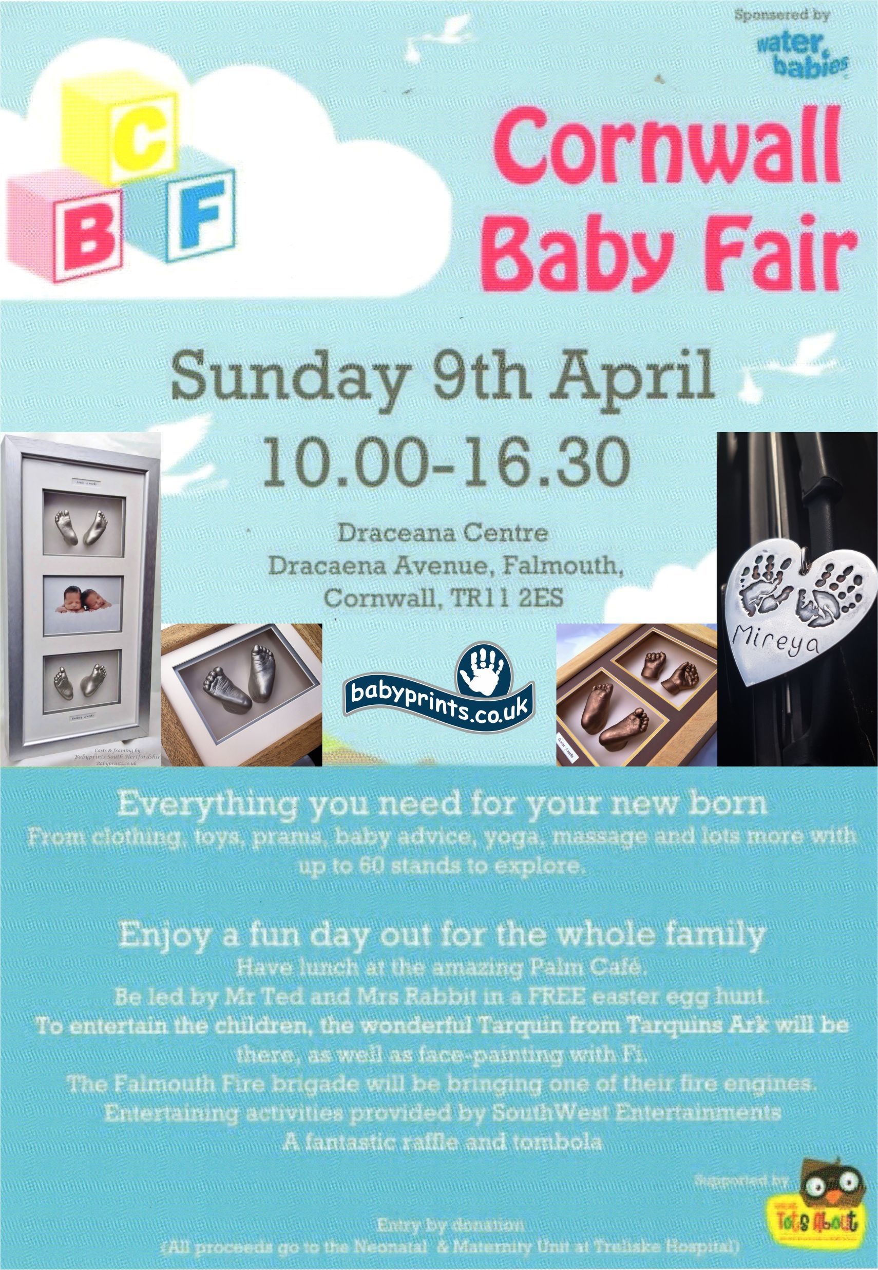 Babyprints at the Cornwall Baby Fair 2017 